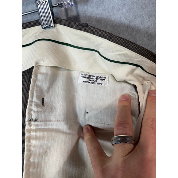 Lot of 5 Zugnurelli Collection Dress Pants Size: 44R/26IN Pleated Front - Picture 12 of 16